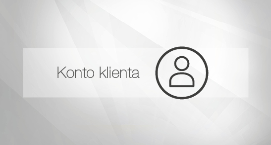Konto klienta Konto klienta